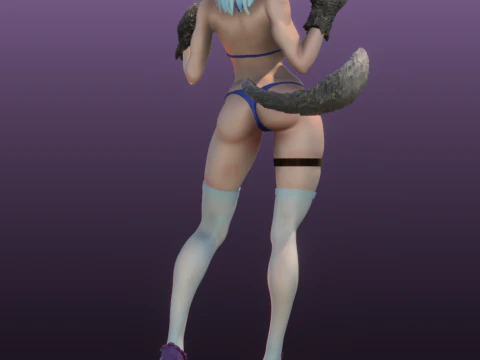 The Cat 3D Print Model