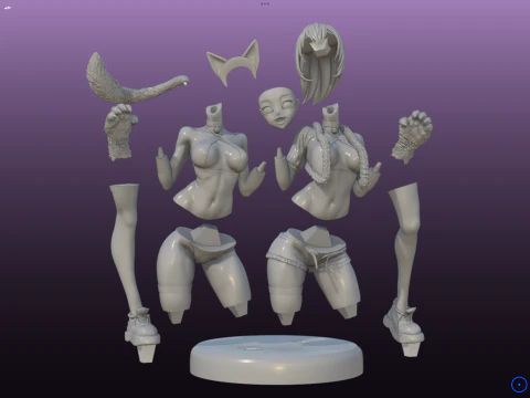 The Cat 3D Print Model