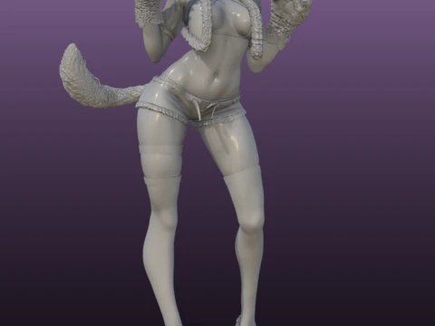 The Cat 3D Print Model