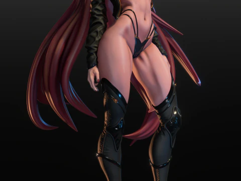 Cute Elf 3D Print Model