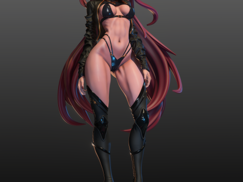 Cute Elf Model Cetak 3D