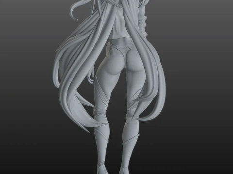 Cute Elf 3D Print Model