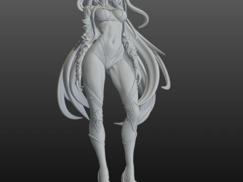 Cute Elf 3D Print Model