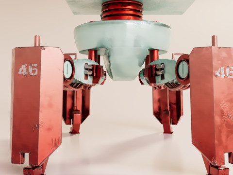 Medic Robot 3D Model