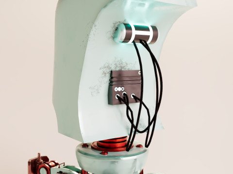 Medic Robot 3D Model
