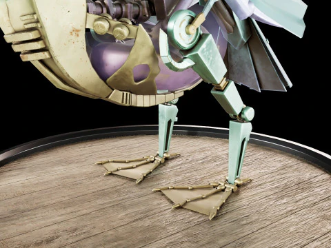 Mechanic Pelican 3D Model