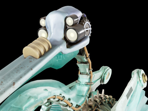 Mechanic Pelican 3D Модель