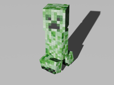 Minecraft creeper 3D 3D Модель