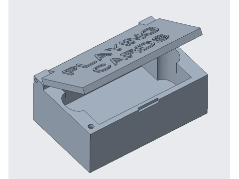 Minimalist Kart Sahibinin 3D Baskı Modeli