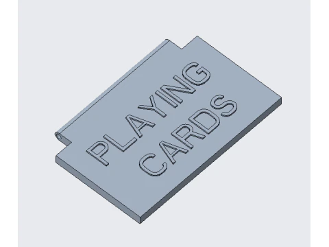 Minimalist Card Holder 3D Print Model