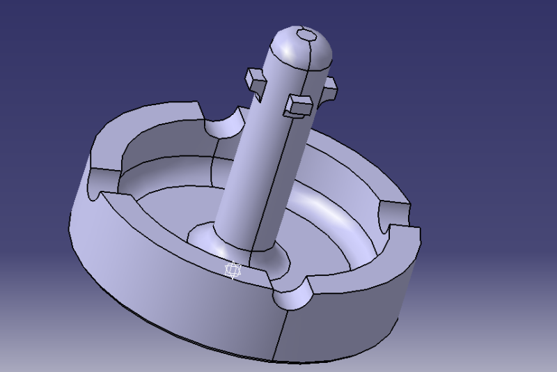 Ashtray 3D प्रिंट मॉडल .c4d .max .obj .3ds .fbx .stl .blend 