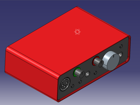 FocusRite Solo 3세대 오디오 카드 3D 모델