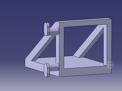 Phone holder while charging on a wall plug 3D Model