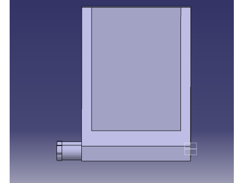 दीवार के प्लग पर चार्ज करते समय फ़ोन होल्डर 3D मॉडल