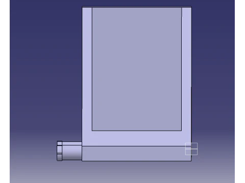 Phone holder while charging on a wall plug 3D Model