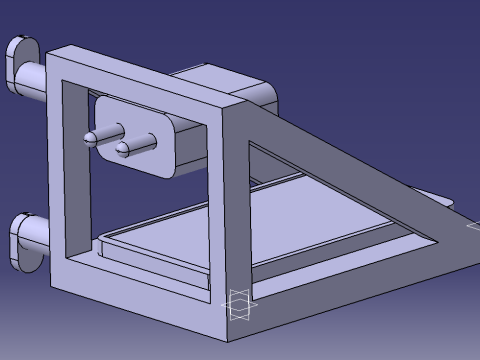 दीवार के प्लग पर चार्ज करते समय फ़ोन होल्डर 3D मॉडल