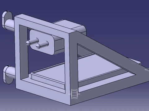 Phone holder while charging on a wall plug 3D Model