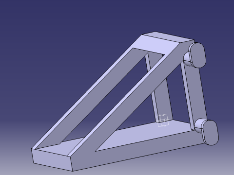 दीवार के प्लग पर चार्ज करते समय फ़ोन होल्डर 3D मॉडल