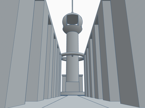 미래중심도시 3D 모델