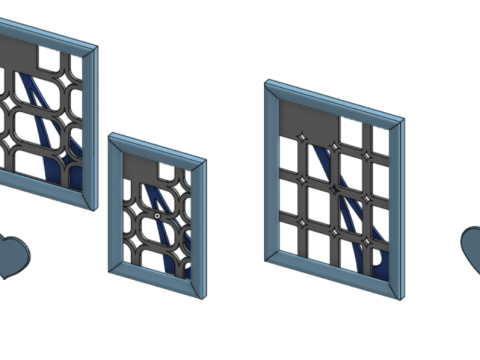 Photo Frames Modelo de Impressão 3D