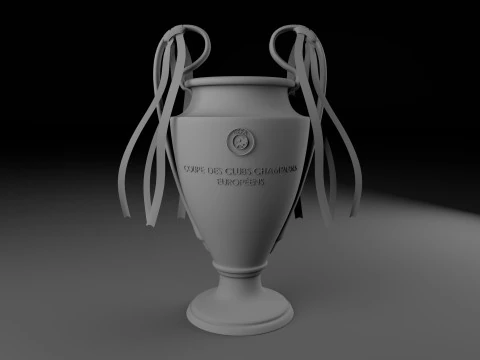 CHAMPIONS LEAGUE TROPHY 3D Model