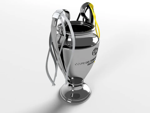 CHAMPIONS LEAGUE TROPHY 3D Model