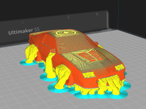 Chevrolet Camaro 1990 Classic American Muscle Car STL File for 3D Printing 3D Print Model