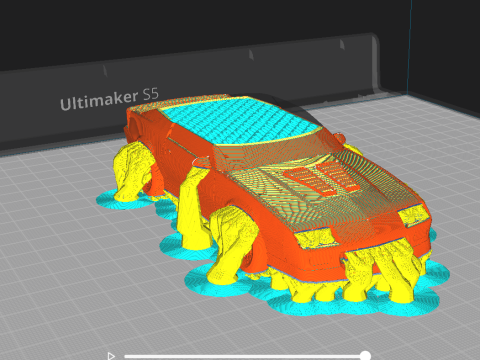 Chevrolet Camaro 1990 Classic American Muscle Car STL File for 3D Printing 3D Baskı Modeli