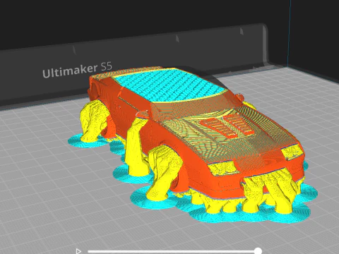 Chevrolet Camaro 1990 Classic American Muscle Car STL File for 3D Printing 3D Print Model