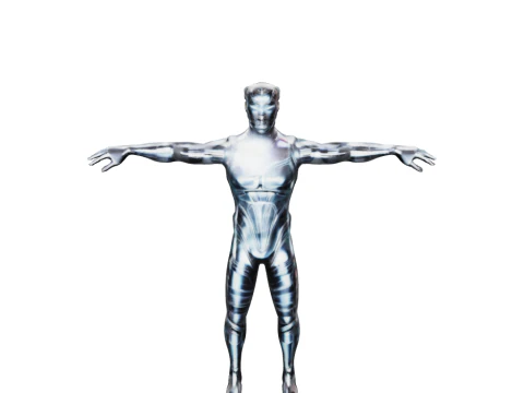 Futurystyczny cyborg Model 3D