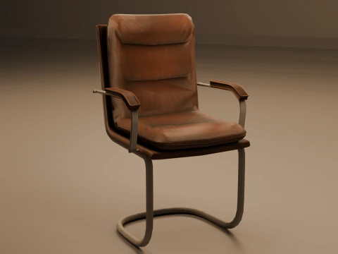 Conjunto de cadeiras Modelo 3D