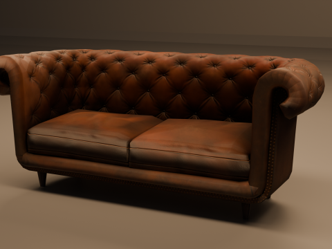 Chair Set 3D 모델