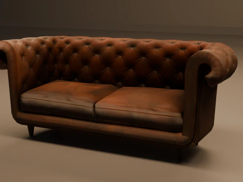 Conjunto de cadeiras Modelo 3D