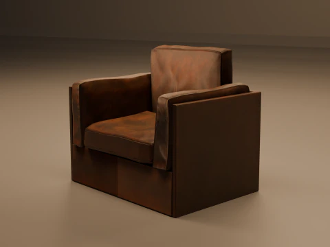 Conjunto de cadeiras Modelo 3D