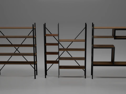 Scaffalature Modello 3D