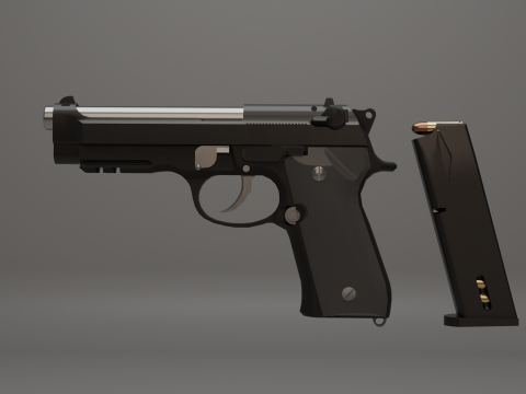 M9 Pistol 3D 모델
