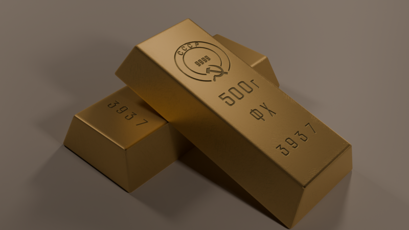 Gold Bar Modello 3D .c4d .max .obj .3ds .fbx .stl .blend 