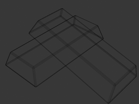 Gold Bar Modello 3D
