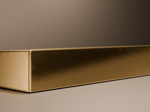 Gold Bar Modello 3D