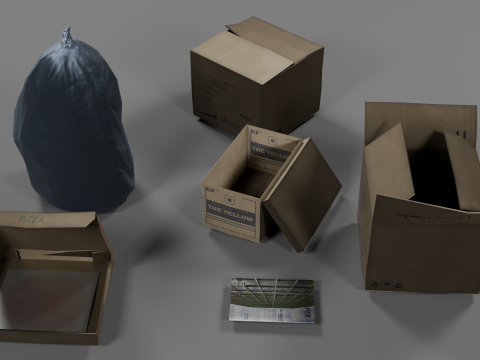 Trash Kit 3D Model