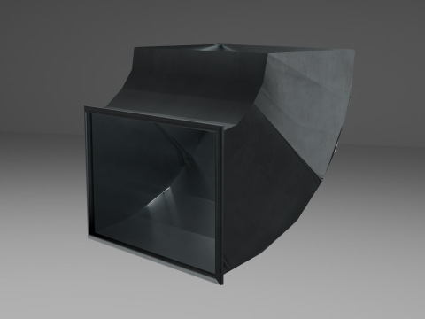 Air vent Low poly 3D Model