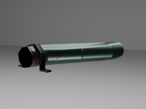 Air vent Low poly 3D Model
