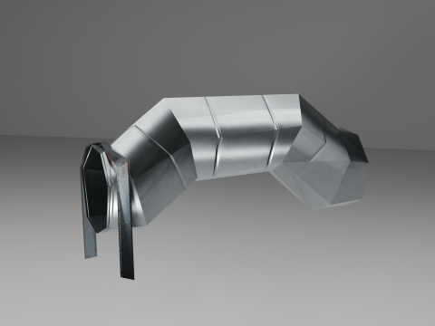 Air vent Low poly 3D Model