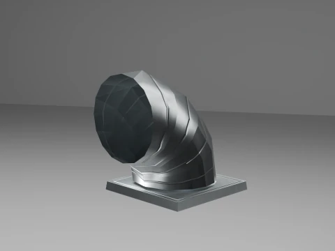 Air vent Low poly 3D Model