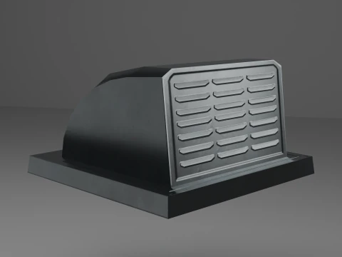 Air vent Low poly 3D Model