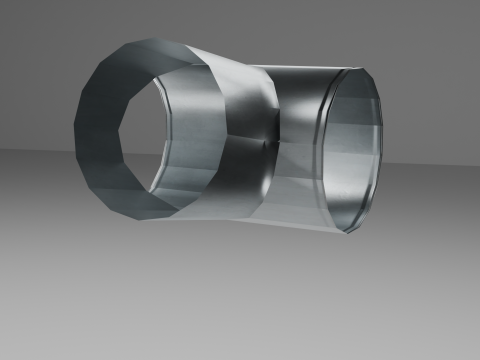 Air vent Low poly 3D Model
