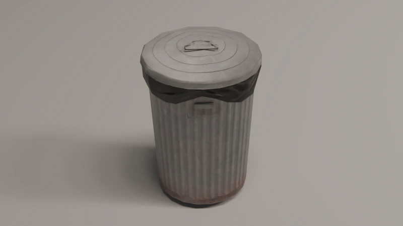 Kit bidone della spazzatura Modello 3D .c4d .max .obj .3ds .fbx .stl .blend 