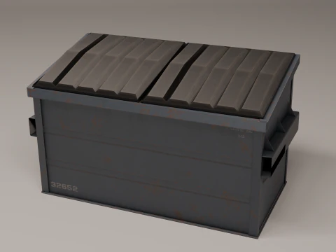 Kit bidone della spazzatura Modello 3D