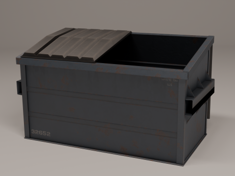 Garbage Can Kit 3D 模型