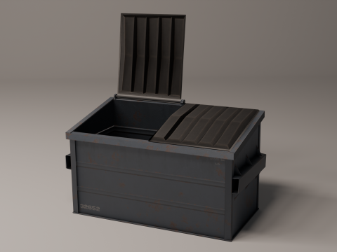 Garbage Can Kit 3D 模型